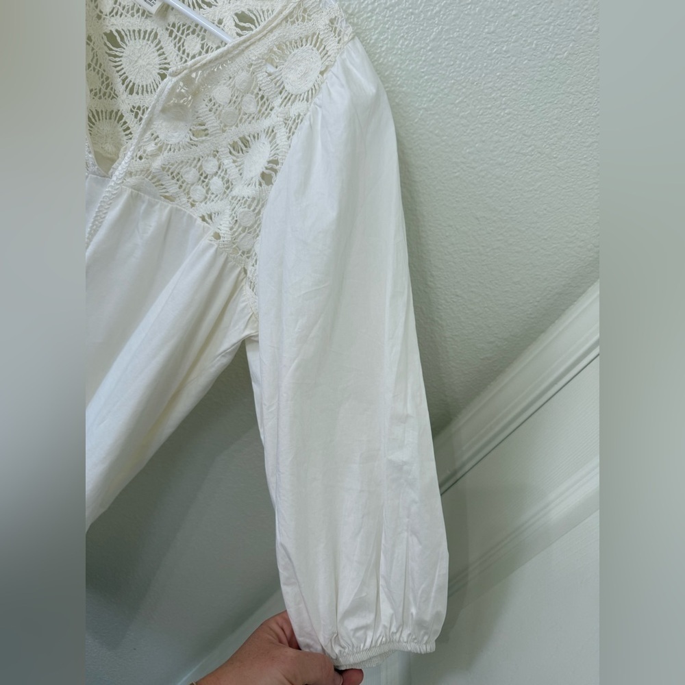 NWOT H&M Lace Detail Jersey Dress Size Medium - Picture 6 of 6